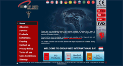 Desktop Screenshot of groupmed.eu